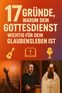 17 Gründe, warum der Gottesdienst für dein Glaubensleben wichtig ist