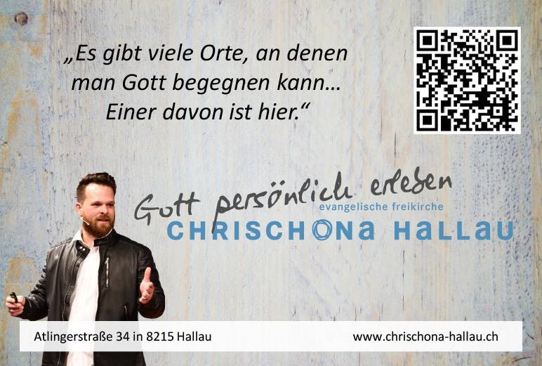 Weihnachtsgottesdienst, Chrischona Hallau