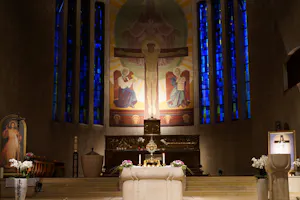 Rosenkranz, "Männer beten zum Hl. Josef"