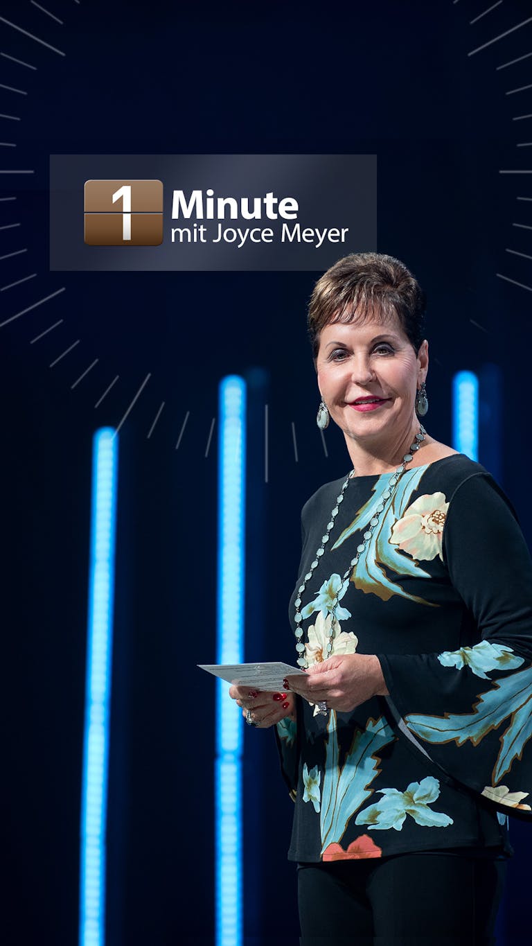 Ein paar Minuten mit Joyce Meyer