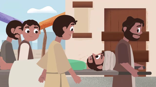 Jesus heilt den lahmen Mann